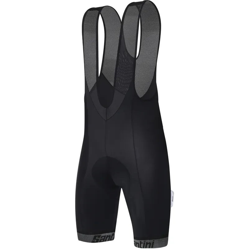 Santini Mens Gara Gel Intech Pad Bib Shorts Black S